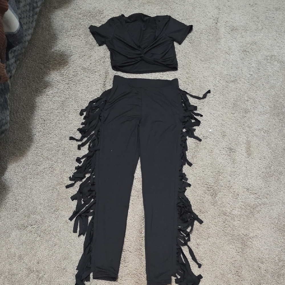 Fringe Pants Set - Picture 2 of 7
